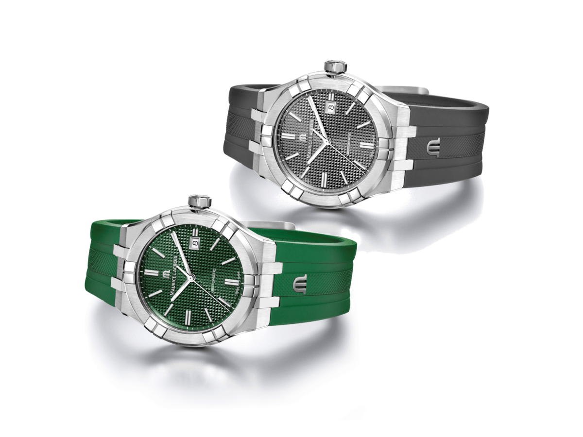 モーリス・ラクロア アイコン FKM(フッ素ゴム)ラバーストラップ バージョン2月26日全国一斉発売！